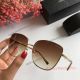 Knockoff Prada New Fashionable Unisex Sunglasses - Gold Frame Blue Mirror (8)_th.jpg